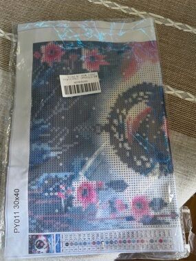 Crystal Diamond Painting Kit - Pink, Blue, Purple
